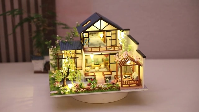 Amazon.com: Montidey Japanese Style Large Luxury Courtyard Model